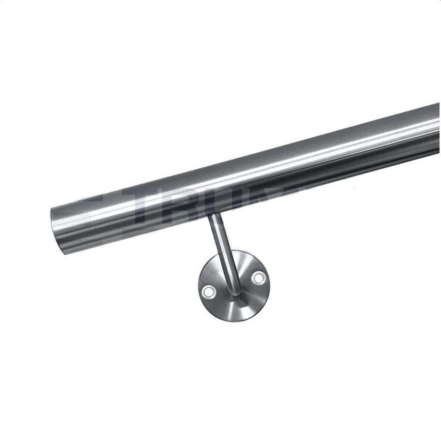 Edelstahl-Handlauf Befestigungsschrauben sichtbar Edelstahl-Handlauf Befestigungsschrauben sichtbar