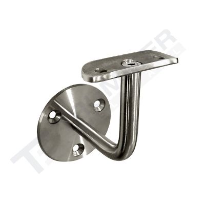 Handlaufträger mit Trägerplatte ohne Fase Handlaufträger mit Trägerplatte ohne Fase