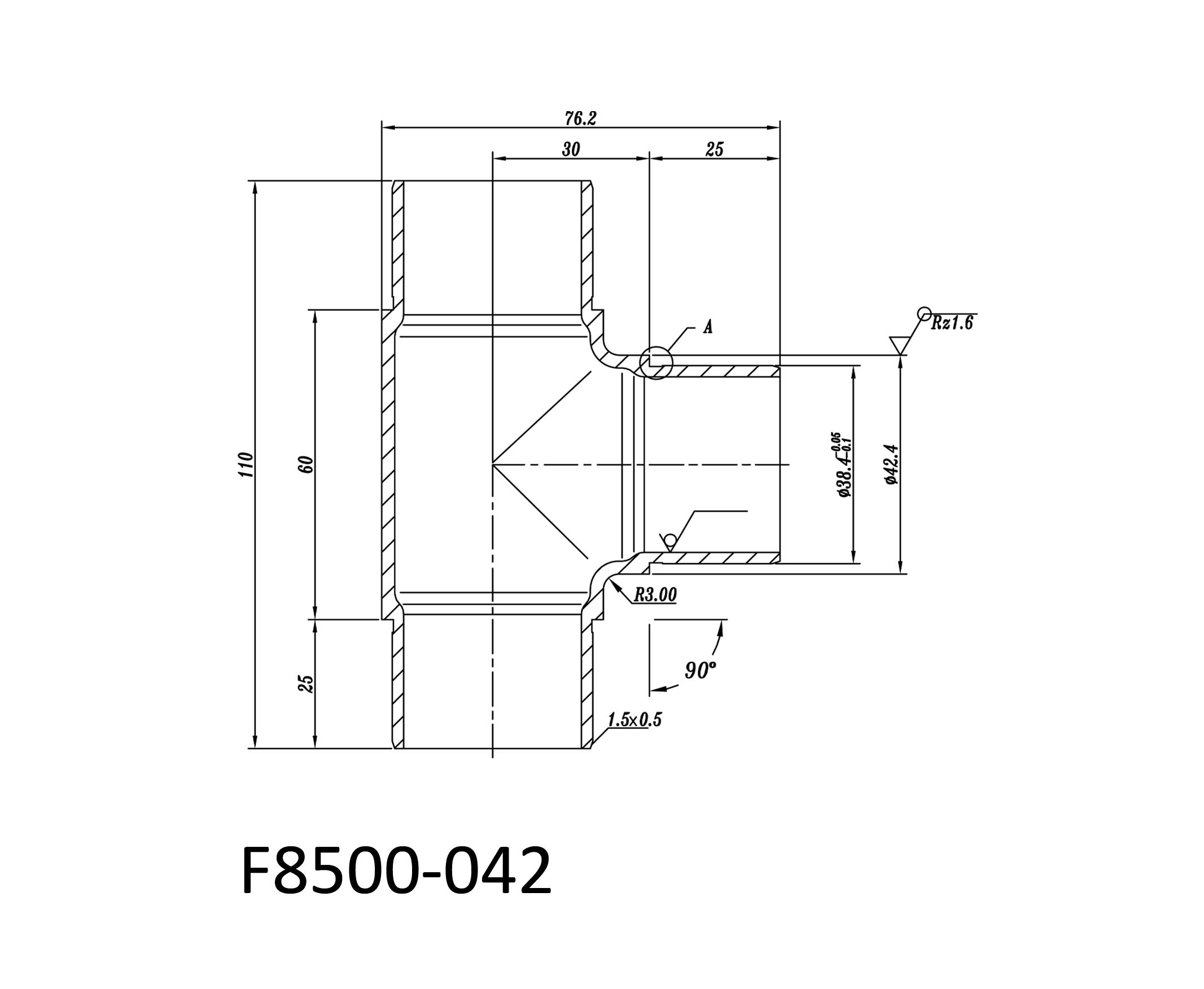 Zeichnung für F8500-042