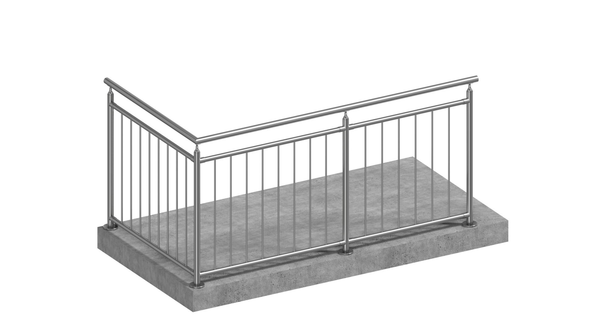 L-Form-Stabgeländer-aufgesetzt