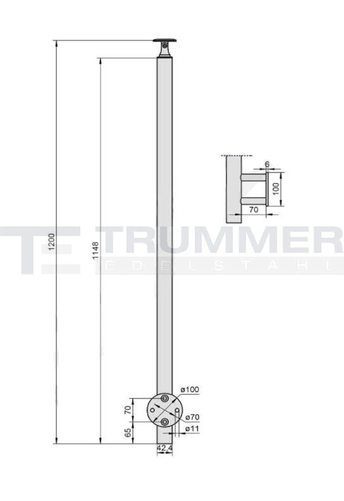 Zeichnung für PF-990-70 Zeichnung für PF-990-70