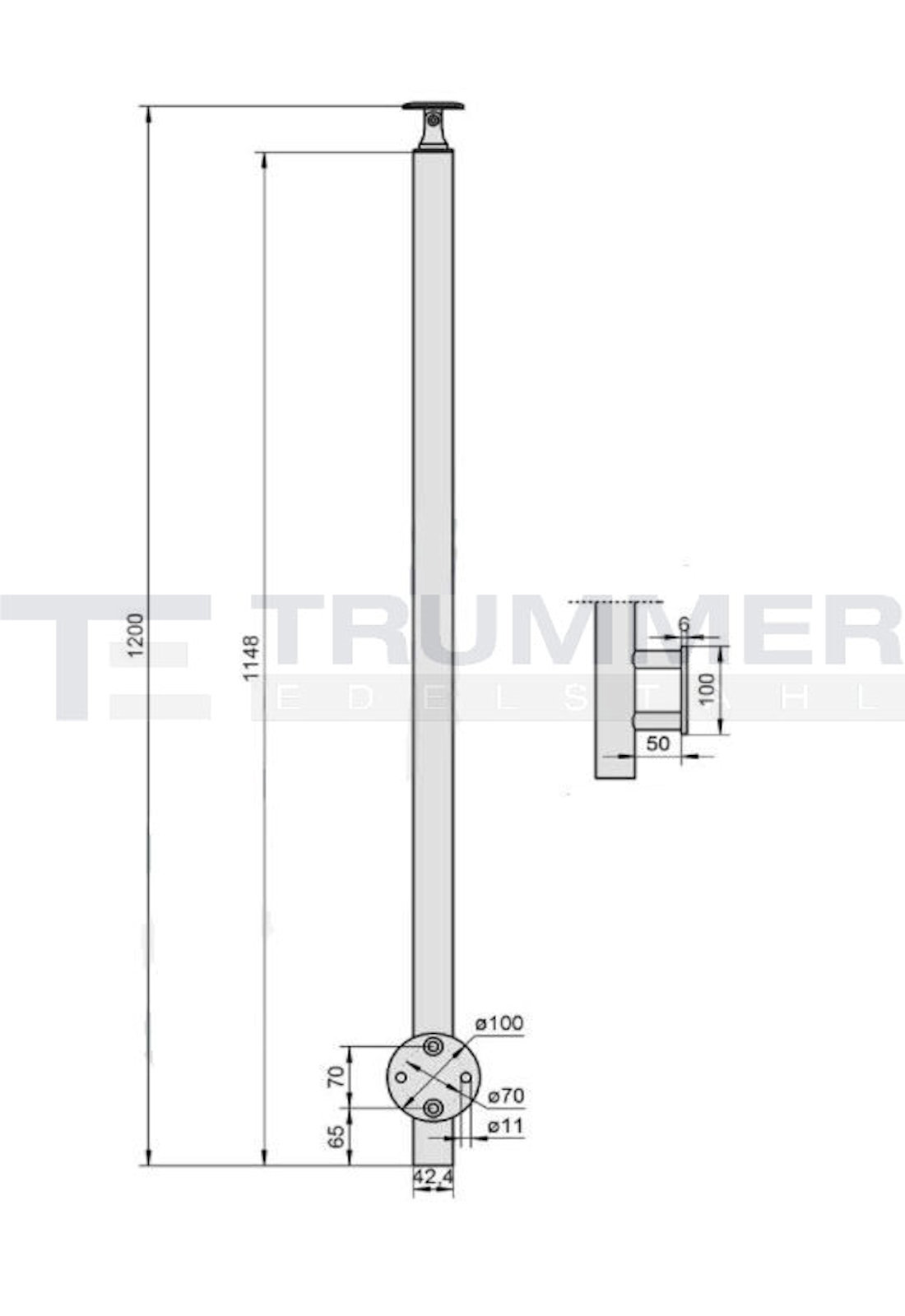 Zeichnung für PF-990-50 Zeichnung für PF-990-50