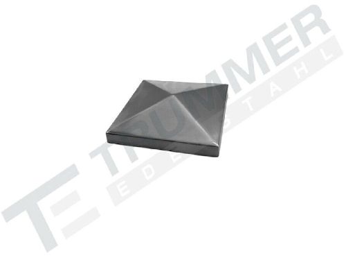 Edelstahl Pyramidenkappe 30 x 30 - 150 x 150