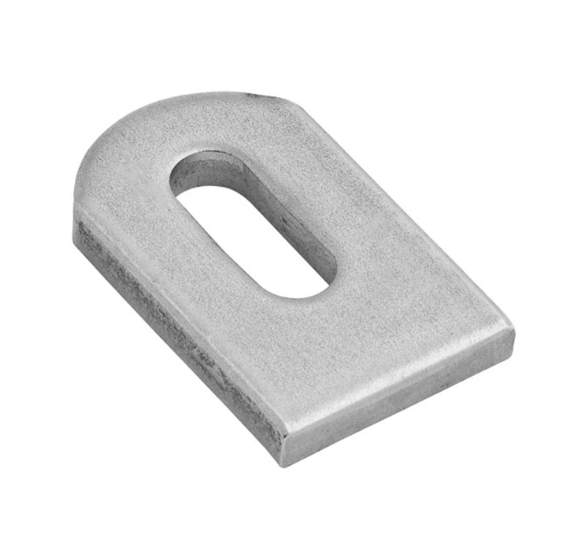 Edelstahl Lasche mit Langloch Edelstahl Lasche mit Langloch