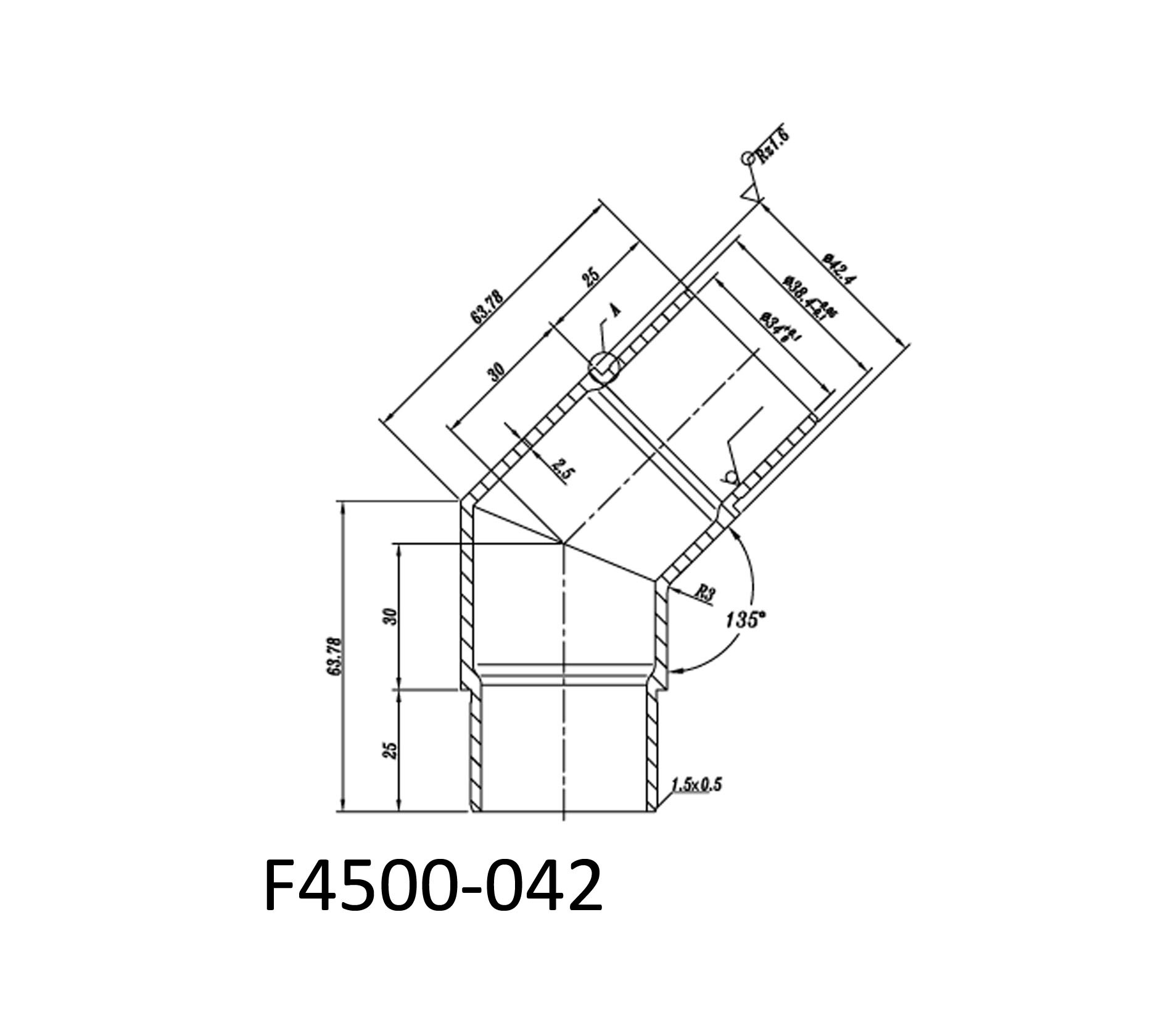 Zeichnung für F4500-042 Zeichnung für F4500-042