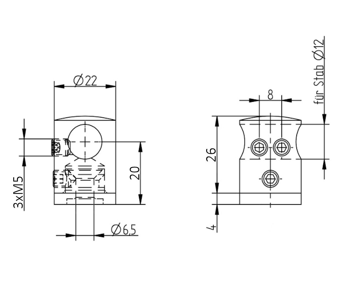 Zeichnung für T1200-2V-U