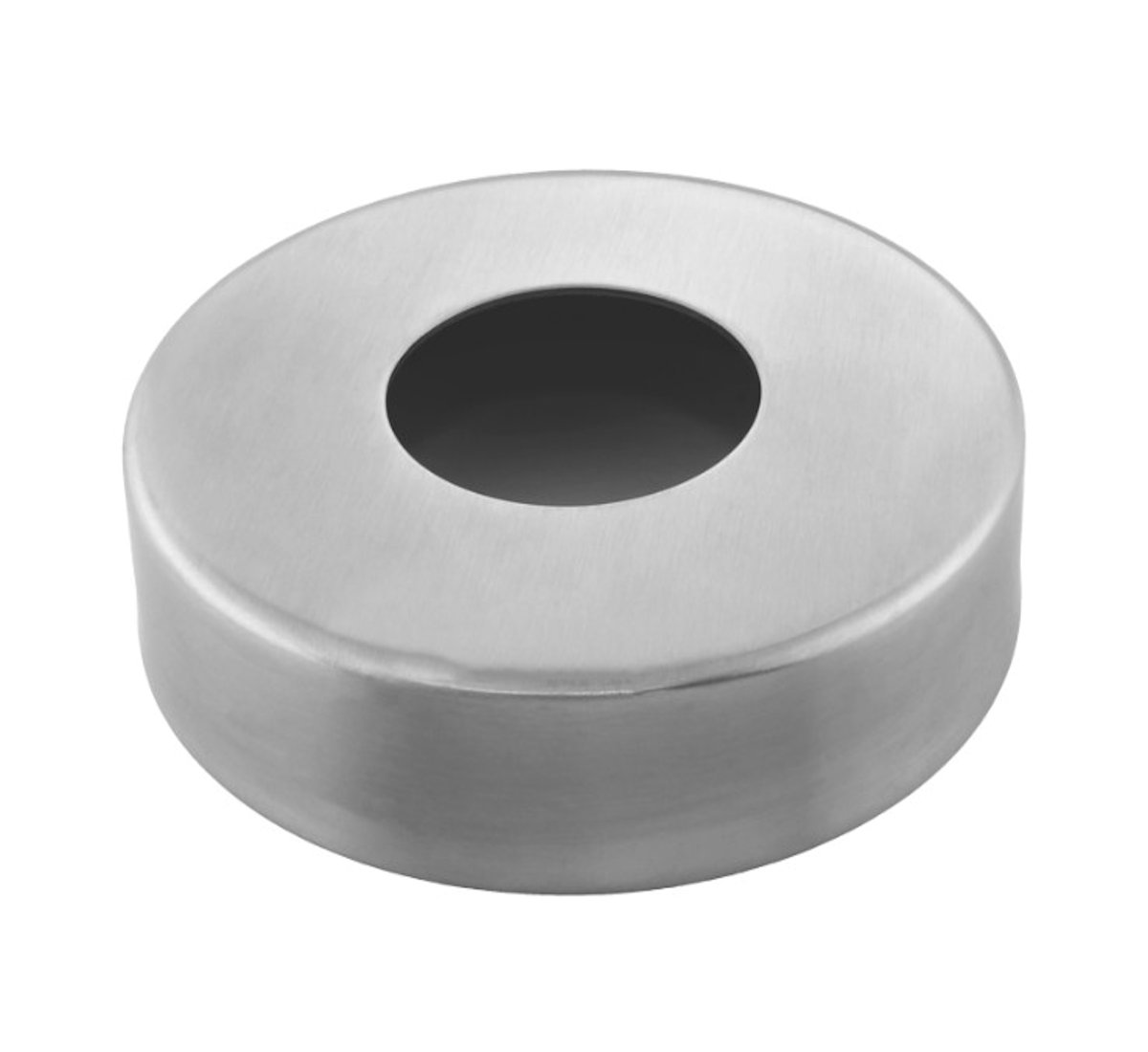 Edelstahl Rosette für Rundrohr Ø 12 - 76,1 mm