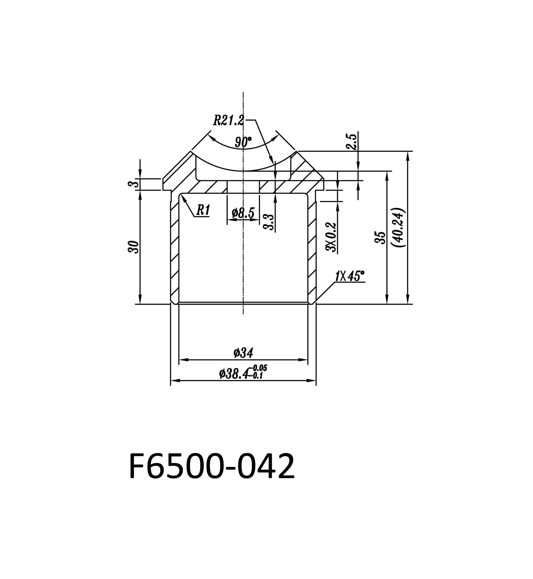 Zeichnung für F6500-042