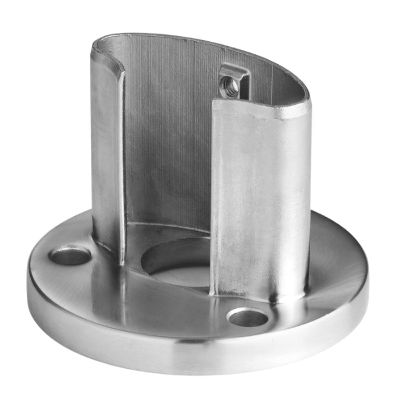 Edelstahl Wandanker für Nutrohr oval Edelstahl Wandanker für Nutrohr oval