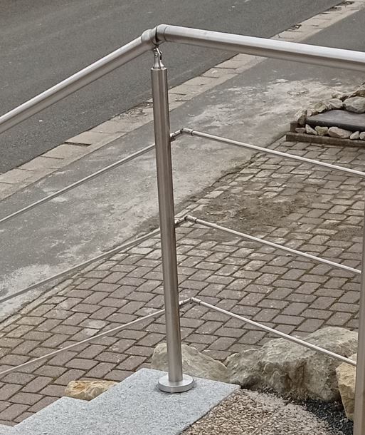 Verbinder Relinggeländer an den Stäben