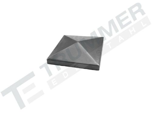 Edelstahl Pyramidenkappe 40 x 40 - 100 x 100
