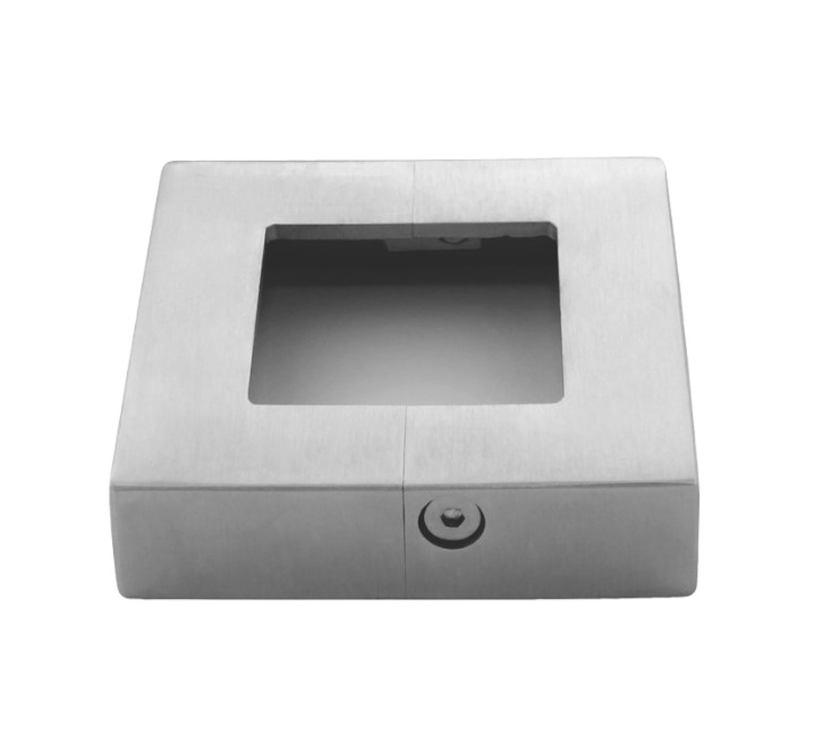 Edelstahl Abdeckrosette V2A - 76x12mm Mit 34mm Bohrung Von STEINBACHER