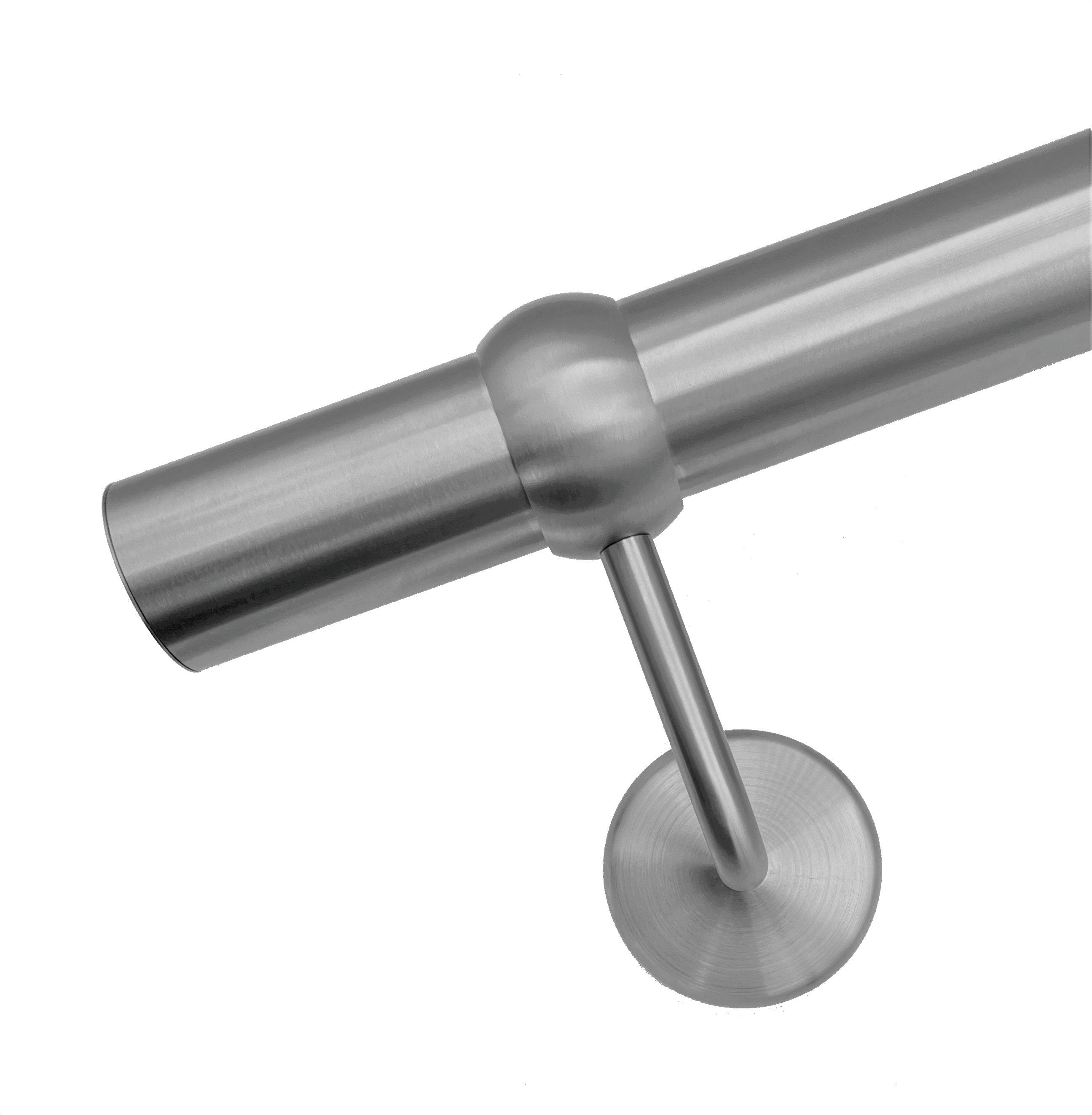 Edelstahl-Handlauf mit Kugelringen Edelstahl-Handlauf mit Kugelringen