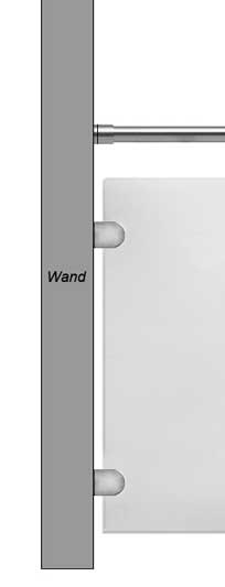 Glasgeländer Wandbefestigung Glasgeländer Wandbefestigung