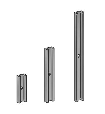 Abstandsprofil 40x20x301-500Aluminium