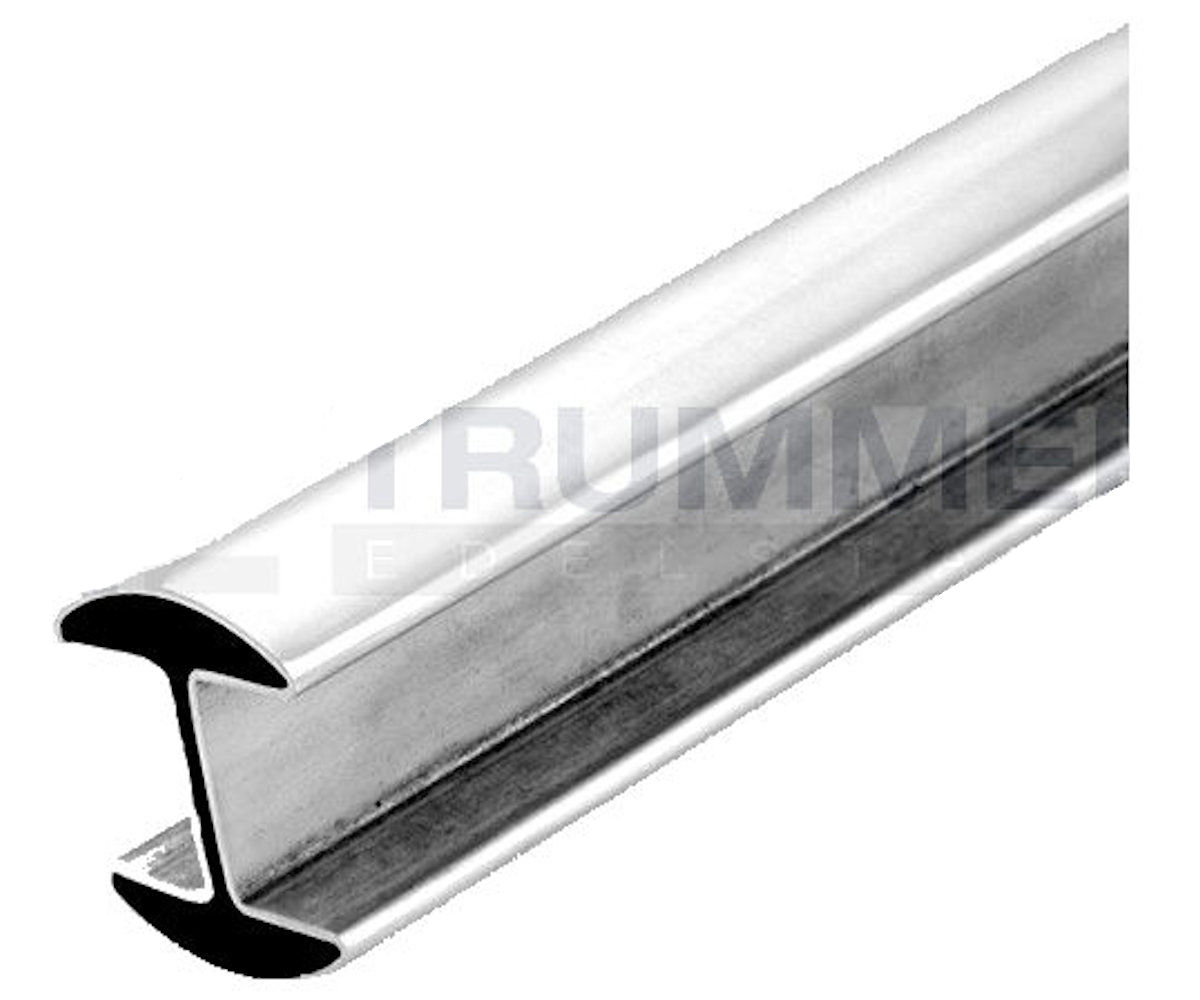Doppelnutrohr / Glasleistenrohr 48,3 x 43 x 1,5 mm Doppelnutrohr / Glasleistenrohr 48,3 x 43 x 1,5 mm