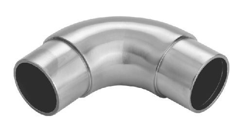Edelstahl Rundbogen 90° für Rohr Ø 42,4 x 2,6