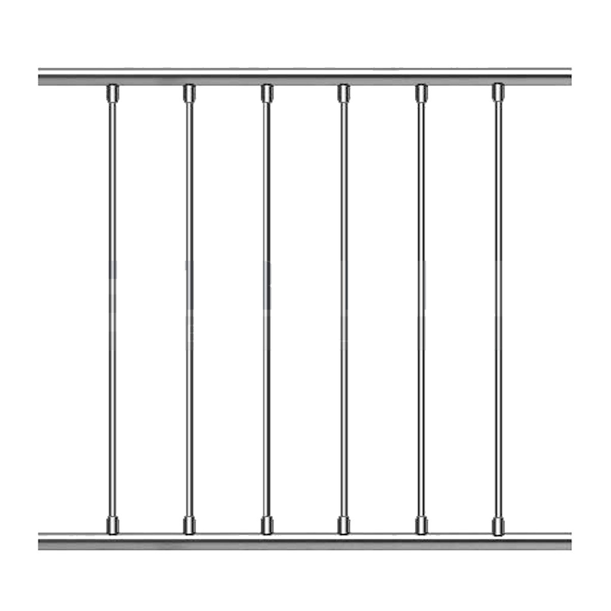 Füllung mit 6 Stäben für Stabgeländer (Varianten: Füllung mit 6 Stäben für Stabgeländer (Varianten: