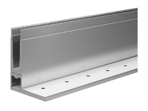 Set 6 Aluminium Bodenprofil 2.0, aufgesetzt