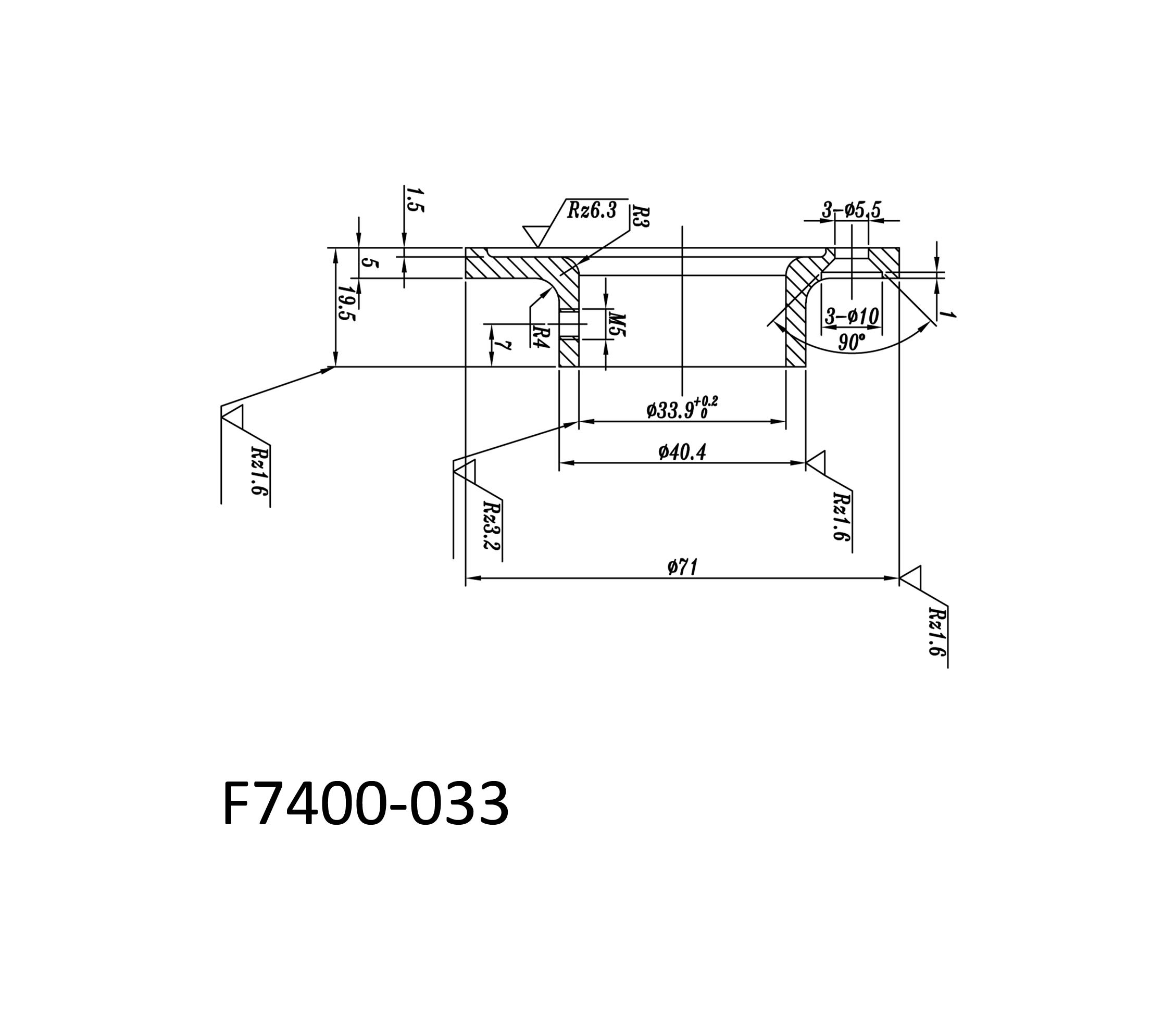 Zeichnung für F7400-033