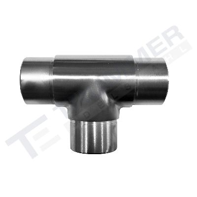 Edelstahl T-Verbinder Ø 33,7 - 48,3