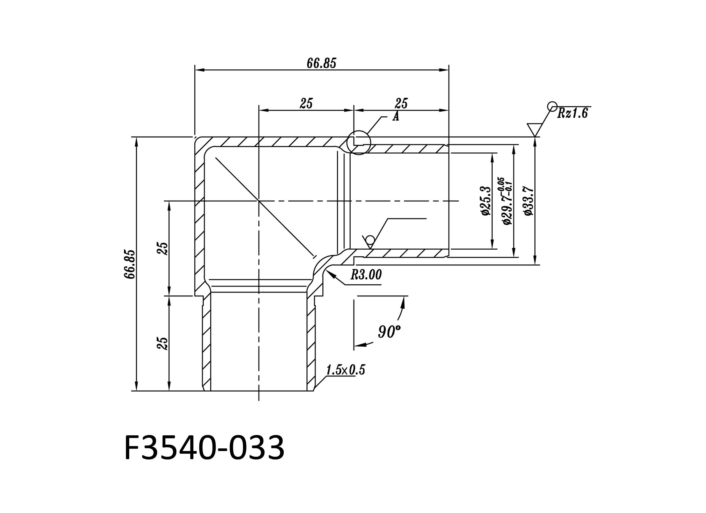 Zeichnung für F3540-033