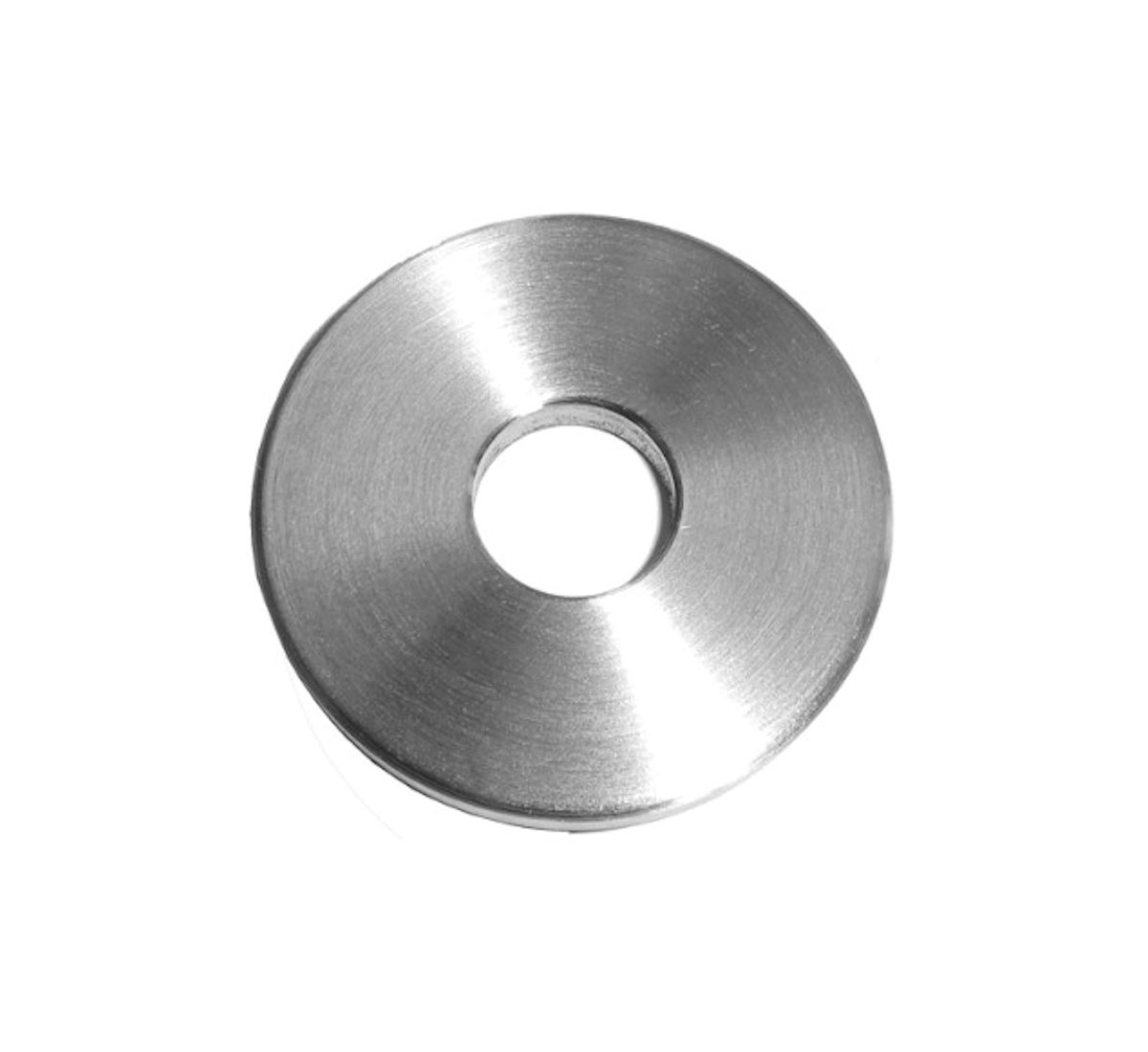 Edelstahl Ronde gefast mit Mittelbohrung Edelstahl Ronde gefast mit Mittelbohrung