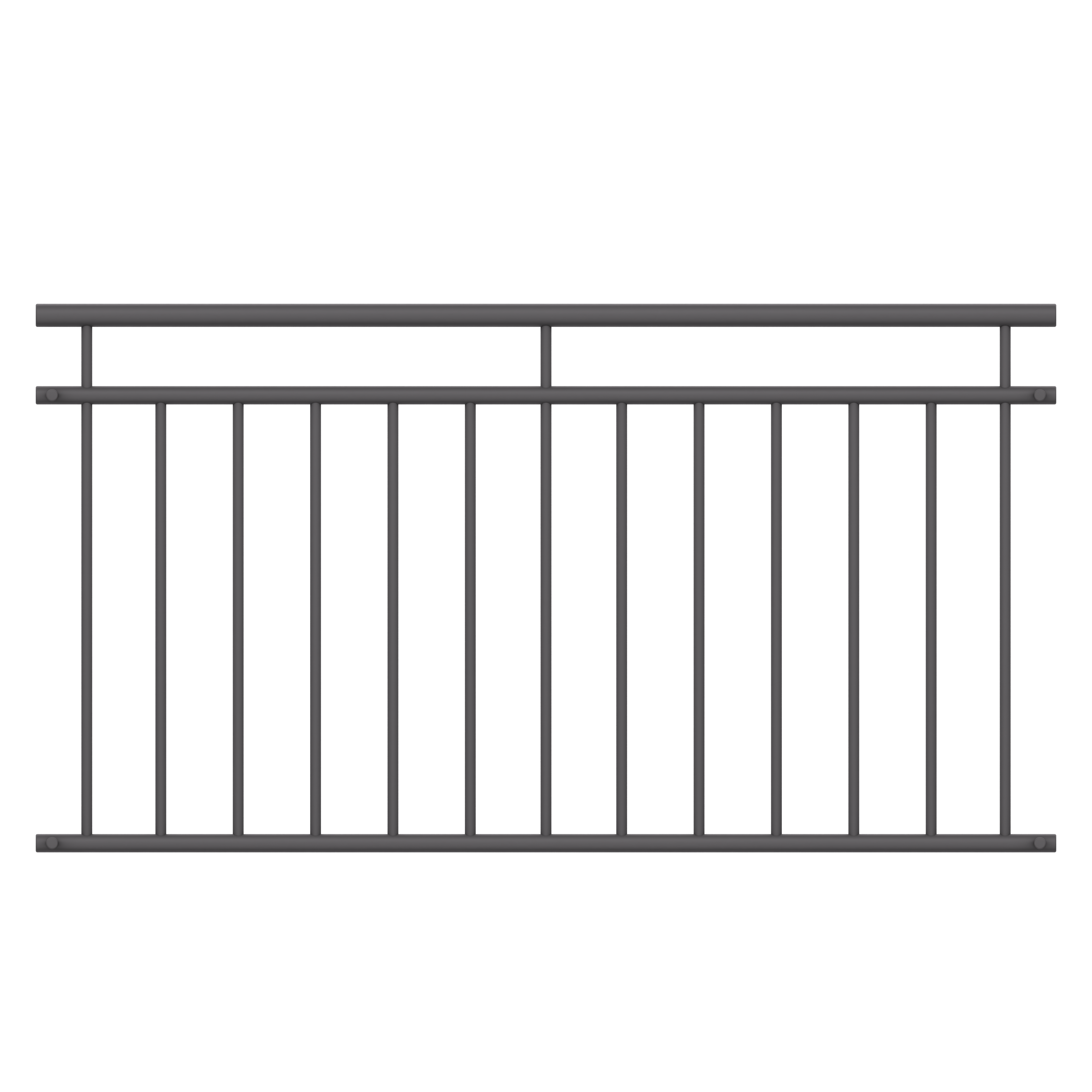 Französischer Balkon in Wunschfarbe pulverbeschichtet. 186 cm breit